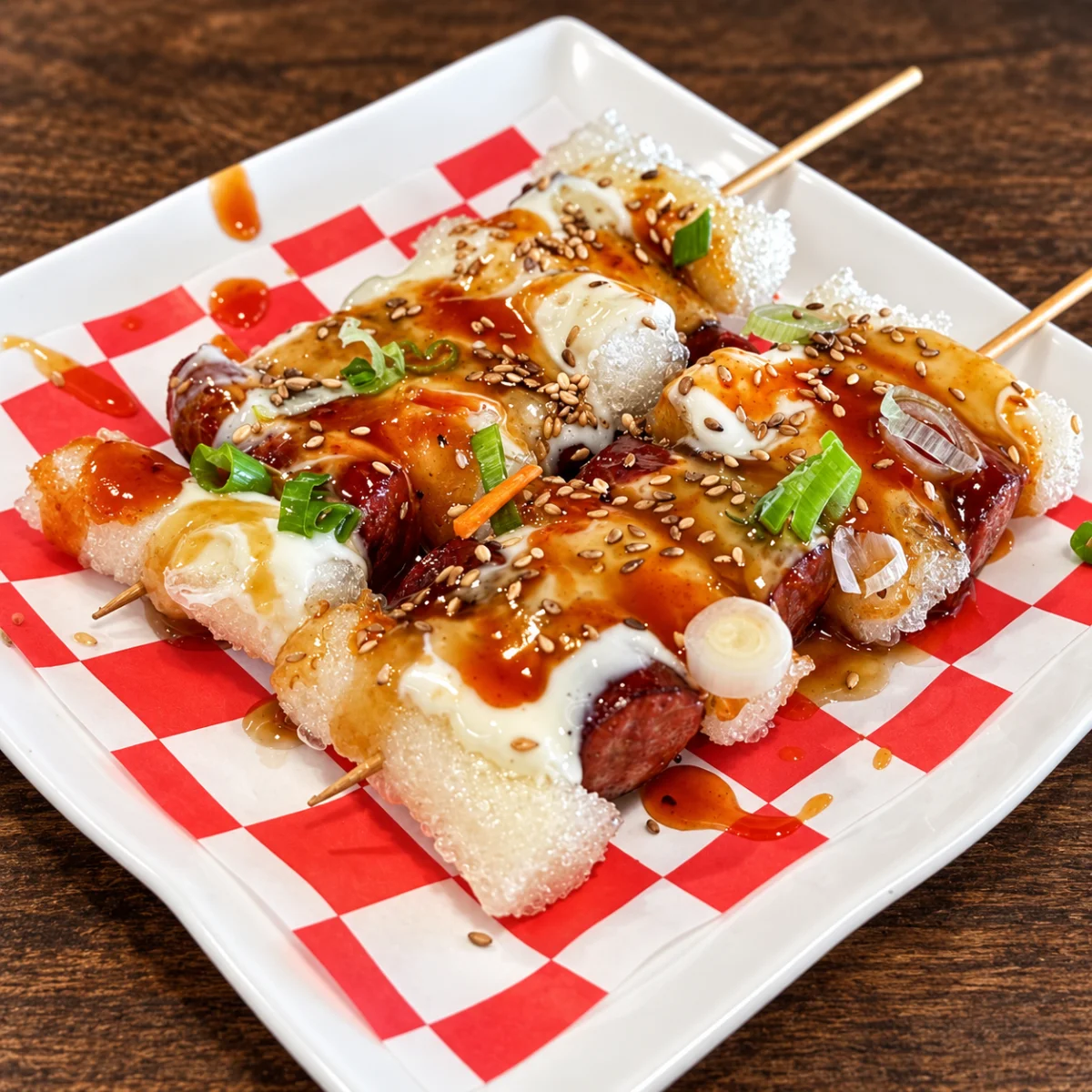 k kkochi skewers sotteok skewer