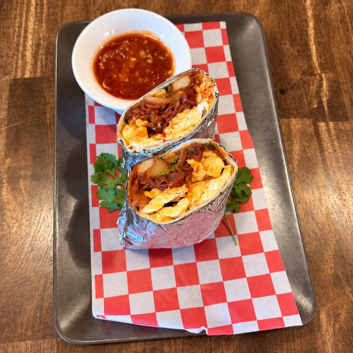 k wraps spicy pork k wrap