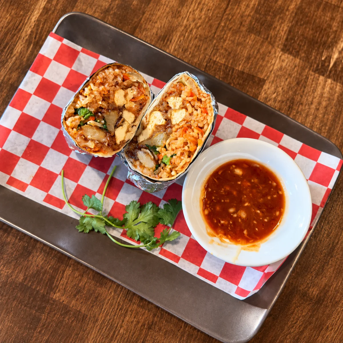 k wraps tofu bibimbap k wrap