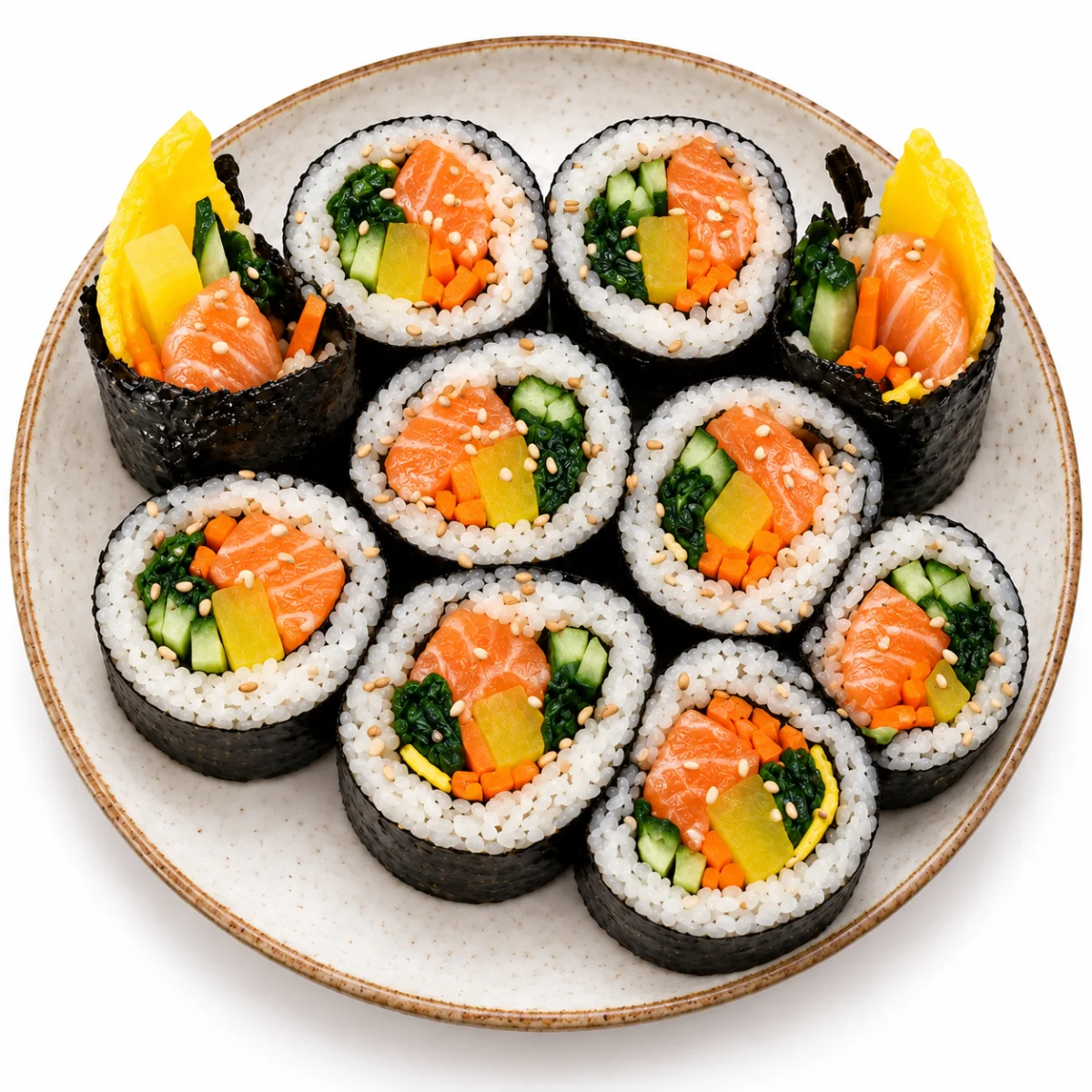 kimbap salmon kimbap