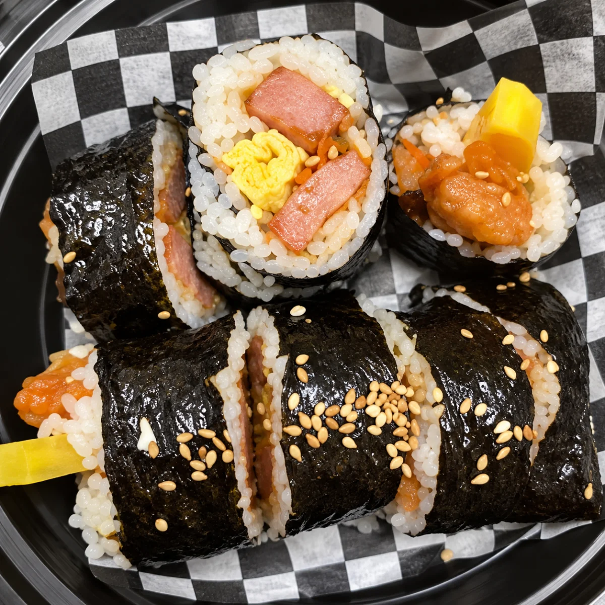kimbap spam egg kimbap