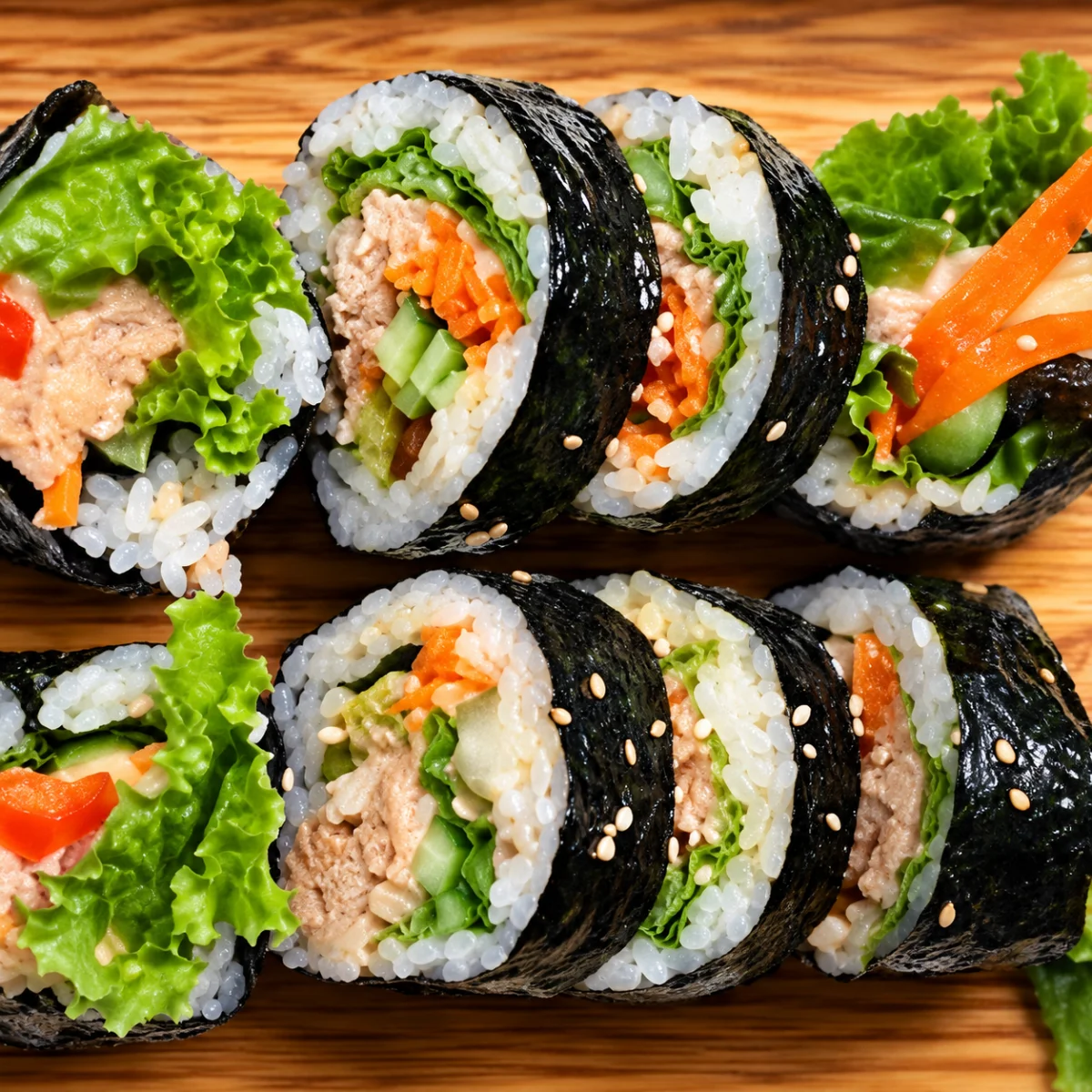 kimbap spicy tuna kimbap