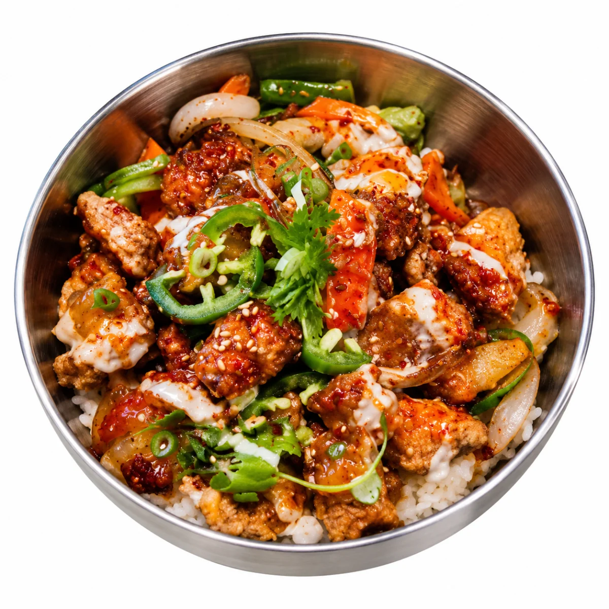 rice bowls fried chicken bowl